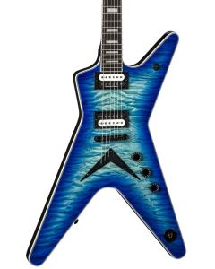 Dean ML Select Quilt Top Electric Guitar. Ocean Burst