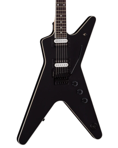 Dean MLX Electric Guitar w/ Floyd Rose. Black Satin