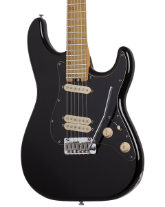 Schecter MV-6 Electric Guitar. Gloss Black