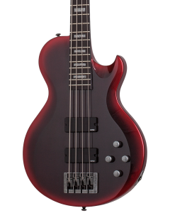 Schecter Nadja Peulen NP-4 Electric Bass Guitar. Red Syren