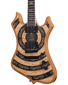 Schecter Nomad Norse Dragon Electric Guitar. RawTop.  TGF33