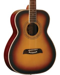 Oscar Schmidt OF2OTS Folk Acoustic Guitar. Tobacco Sunburst