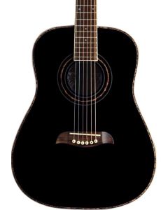 Oscar Schmidt OGHSBLH Left Handed 1/2 Size Acoustic Guitar