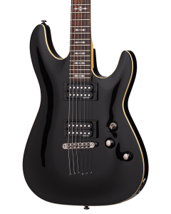 Schecter Omen-6 Electric Guitar. Gloss Black (BLK).  TGF33