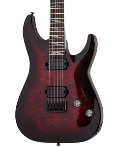 Schecter Omen Elite-6 Electric Guitar. Black Cherry Burst