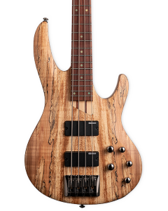 ESP LTD B-204SM Electric Bass Guitar Spalted Maple Natural Satin