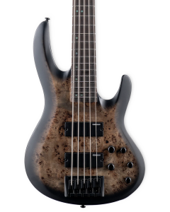 ESP LTD B-5 Ebony 5 String Electric Bass. Charcola Burst Satin