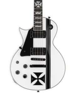 ESP LTD Iron Cross Electric Guitar. Left Handed Snow White