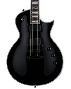 ESP LTD EC-1000S Electric Guitar. Black Fluence