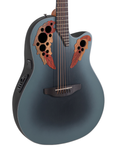 Ovation CE44 Celebrity Series Elite Mid-Depth Acoustic-Electric Guitar Reverse Blue Burst