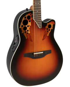 Ovation 2758AX-NEB-G Pro Series Standard Elite 12-String Deep Contour Acoustic-Electric Guitar New England Burst