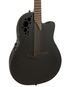 Ovation 1868TX-5-G Pro Series Elite TX Super Shallow Acoustic-Electric Guitar Textured Black