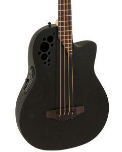 Ovation B778TX-5-G Pro Series Elite TX Mid-Depth Acoustic-Electric Bass Guitar Textured Black