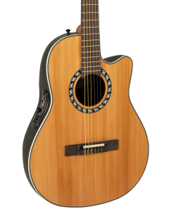 Ovation 1773AX-4-G Pro Series Nylon-String Classical Mid-Depth Acoustic-Electric Guitar Natural