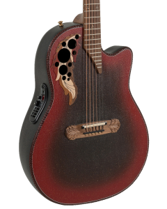 Ovation 2087GT Adamas Series Deep Contour Acoustic-Electric Guitar Reverse Red Burst