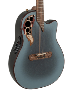 Ovation 2087GT Adamas Series Deep Contour Acoustic-Electric Guitar Reverse Blue Burst