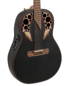 Ovation 1687GT Adamas Series Deep Acoustic-Electric Guitar Black