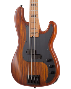 Schecter P-4 Exotic Zebrawood 4-String Electric Bass Fade Vintage Sunburst