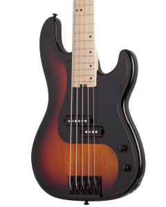 Schecter P-5 Electric Bass. 3-Tone Sunburst (3TSB)