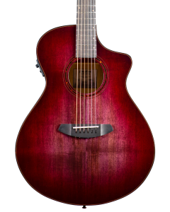 Breedlove Pursuit Exotic S Concert CE Acousitc Electric Guitar. Pinot Burst Myrtlewood Myrtlewood