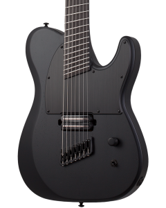 Schecter PT-7 Electric Guitar. MS Black Ops Satin Black Open Pore