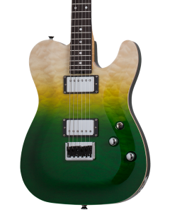 Schecter PT Classic Electric Guitar. Caribbean Fade Burst
