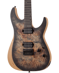 Schecter Reaper-6 Electric Guitar. Satin Charcoal Burst (SCB)