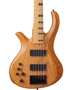 Schecter Riot-5 Session Electric Bass. Left Handed Aged Natural Satin