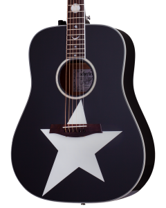 Schecter Robert Smith RS-1000 Stage Acoustic Guitar. Gloss Black