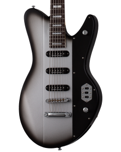 Schecter Robert Smith UltraCure VI Electric Guitar. Silver Burst Pearl (SVBP)