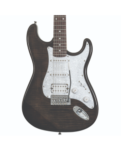 Washburn SDFTB Sonamaster Deluxe Electric Guitar. Trans Black TGF33