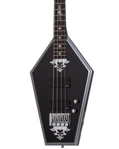 Schecter Sean Yseult Casket Electric Bass. Gloss Black
