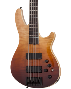 Schecter SLS Elite-5 Electric Bass Antique Fade Burst.  TGF33