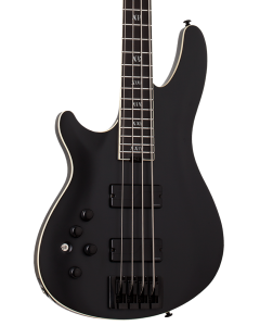 Schecter SLS Evil Twin-4 Electric Bass. Left Handed Satin Black