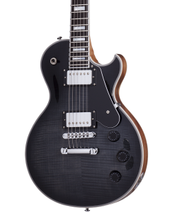 Schecter Guitar Research Solo-II Custom Electric Guitar Transparent Black Burst