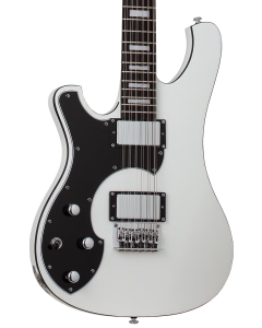 Schecter Stargazer-12 Electric Guitar. Left Handed Gloss White