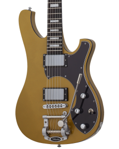 Schecter Stargazer-6 Electric Guitar. Vibrato Metallic Gold (MGLD)