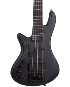 Schecter Stiletto-5 Stealth Pro Electric Bass.Left Handed Satin Black