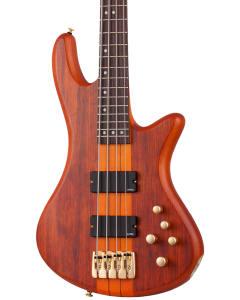 Schecter Stiletto Studio-4 Electric Bass. Honey Satin (HSN)
