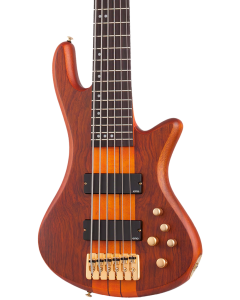 Schecter Stiletto Studio-6 Electric Bass. Honey Satin (HSN)
