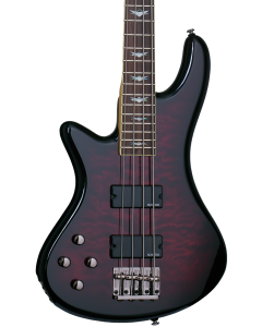Schecter Stiletto Extreme-4 Electric Bass. Left Handed Black Cherry