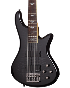 Schecter Stiletto Extreme-5 Electric Bass. See-Thru Black (STBLK)