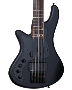 Schecter Stiletto Stealth-5 Electric Bass. Left Handed Satin Black.  TGF33