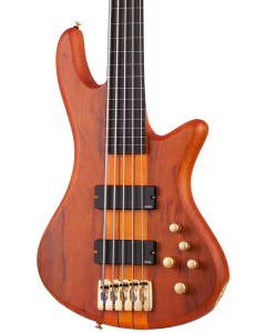 Schecter Stiletto Studio-5 FL Electric Bass. Honey Satin.  TGF33