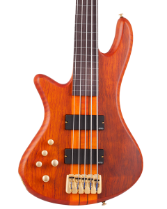 Schecter Stiletto Studio-5 FL Electric Bass. Left Handed Honey Satin.  TGF33