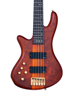 Schecter Stiletto Studio-5 Electric Bass. Left Handed Honey Satin.  TGF33