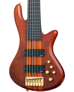 Schecter Stiletto Studio-6 FL Electric Bass. Honey Satin.  TGF33