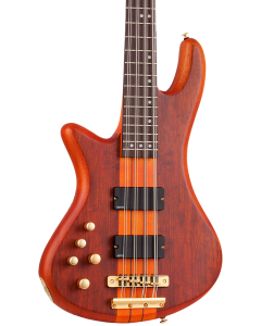 Schecter Stiletto Studio-8 Electric Bass. Left Handed Honey Satin.  TGF33