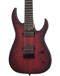 Schecter Sunset-7 Extreme Electric Guitar. Scarlet Burst