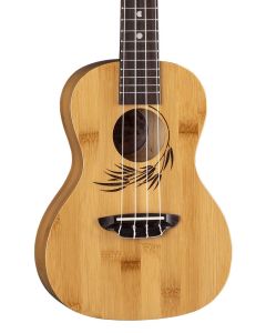 Luna Bamboo Concert Ukulele w/Gigbag